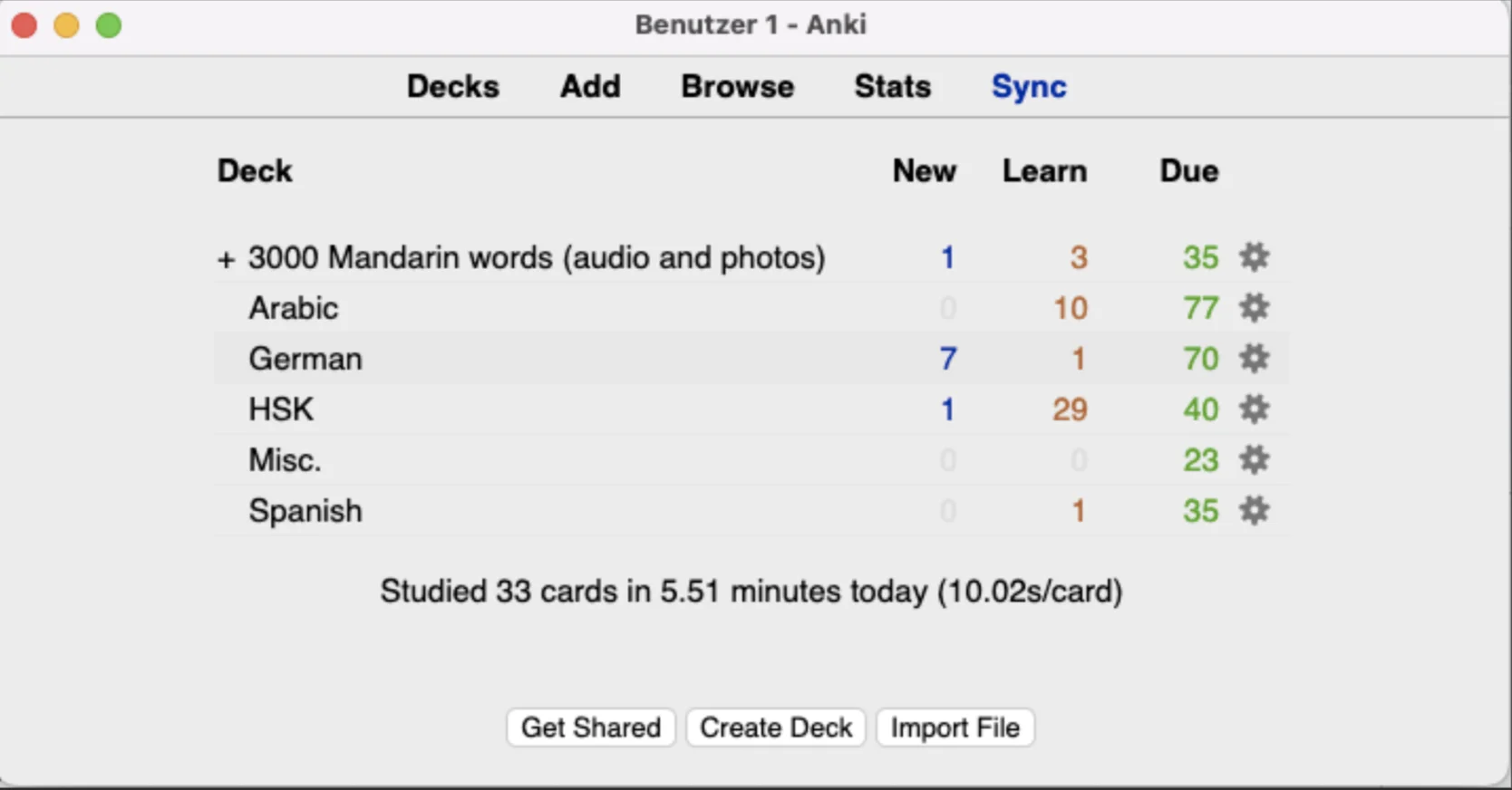 Anki Flashcards